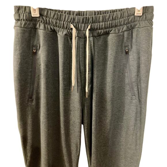 BEST SELLER Vuori Men’s Ponto Performance Pant DreamKnit Sz M Charcoal Heather - Picture 4 of 15